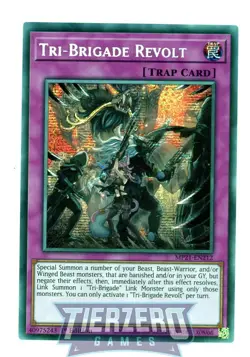 Yugioh MP21-EN212 Tri-Brigade Revolt Secret Rare 1st Edition - Image 1