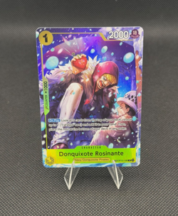 One Piece TCG Donquixote Rosinante OP12-108 TR Treasure The Azure Sea's Alt Art - Image 1