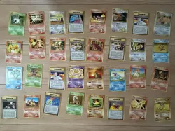 Pokemon Old Back Trading Card Lot Rare Dragonite Rhydon Bulk Set Includes - Image 2