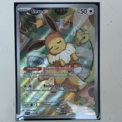 Pokemon Eevee Full Art Promo Holo Card SV Promo 173 Basic 50 HP English - Image 1