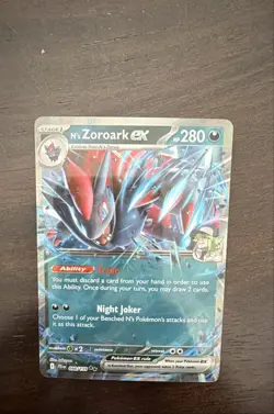 N's Zoroark ex 098/159 Sv09: Journey Together Holo Mint Pokemon Card - Image 1