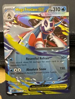 Mega Froslass EX Mega Evolution Holo Pokemon TCG Card ASC 047/217 English - Image 1