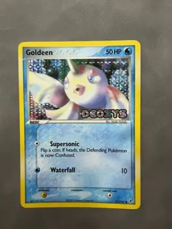 Pokemon TCG Goldeen EX Deoxys 61/107 Basic 50 HP Reverse Holo Common Card - Image 1
