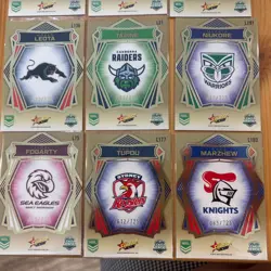 NRL Select 2026 Gold Hobby Numbered Luminous cards - Image 2