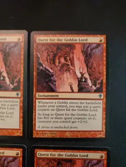 4x Quest for the Goblin Lord Worldwake NM Magic the Gathering Mtg Tcg 4 X4 - Image 3