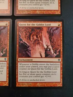 4x Quest for the Goblin Lord Worldwake NM Magic the Gathering Mtg Tcg 4 X4 - Image 4