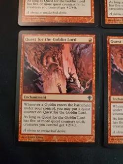 4x Quest for the Goblin Lord Worldwake NM Magic the Gathering Mtg Tcg 4 X4 - Image 5