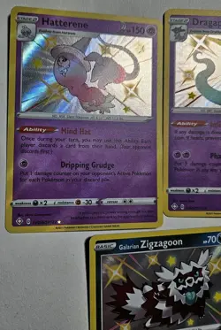 Pokemon Card Lot 5 Cards Shiny Corviknight, Boltund V, Dragapult, Hatterene NM - Image 4