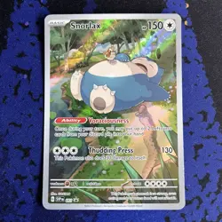 Pokemon Snorlax SVP 051 Holo Black Star Promo Card Scarlet & Violet 151 - Image 1