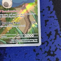 Pokemon Snorlax SVP 051 Holo Black Star Promo Card Scarlet & Violet 151 - Image 4
