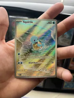 Pokemon TCG Squirtle 170/165 IR Scarlet Violet 151 NM - Image 1