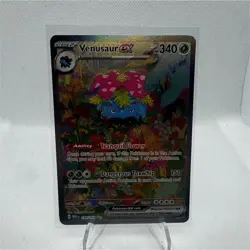 Pokemon Venusaur ex Full Art Holo 340 HP Rare 198/165 Scarlet & Violet 151 - Image 1