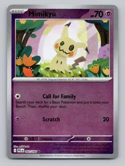 Reverse Holo Mimikyu 042/094 Common Phantasmal Flames Pokemon - Image 1
