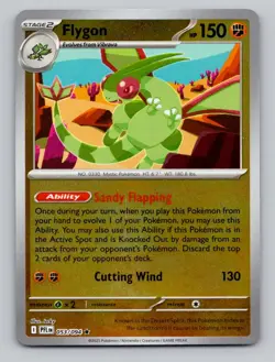 Reverse Holo Flygon 053/094 Rare Phantasmal Flames Pokemon - Image 1