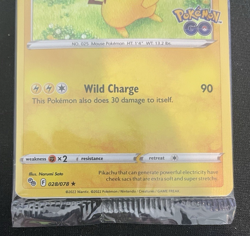 Sealed Pikachu 028/078 Pokemon GO Holo Rare Cello Promo - Image 2
