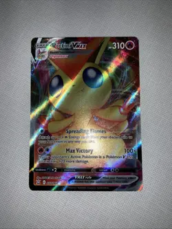 Victini VMAX 022/163 Battle Styles Full Art Ultra Rare Holo Pokemon Card - Image 1
