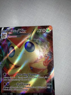 Victini VMAX 022/163 Battle Styles Full Art Ultra Rare Holo Pokemon Card - Image 3