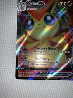 Victini VMAX 022/163 Battle Styles Full Art Ultra Rare Holo Pokemon Card - Image 5