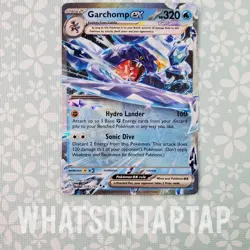Pokemon Card Garchomp Ex 038/182 Ultra Rare Scarlet Violet Paradox Rift LP - Image 1