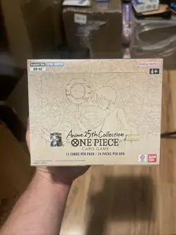 One Piece Card Game TCG EB-02 ENGLISH Anime 25th Collection Booster Box Sealed - Image 1
