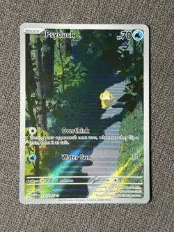 2023 Pokemon TCG Psyduck 175/165 S&V-151 Holo Illustration Rare - Image 1