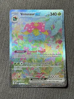 Pokemon TCG: Venusaur Ex 198/165 - SV Scarlet & Violet 151 SIR Near Mint - Image 1