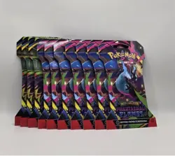 X10 Pokemon TCG: Phantasmal Flames Booster pack Blister sleeve SEALED - Image 1