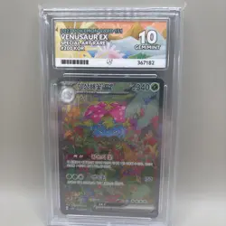 Pokemon 151 Venusaur ex Special Art Rare Korean Ace 10 PERFECT SUBS 🔥 - Image 1