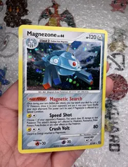 Magnezone 5/100 D&P Stormfront Rare Holo with Holo Swirl - Pokemon TCG LP - Image 2