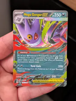 Pokemon Mega Gengar EX 056/094 Phantasmal Flames English - Pack Fresh Mint! - Image 1