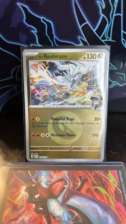 Pokemon N's Reshiram 154/217 Energy Reverse Holo NM Ascended Heroes - Image 1