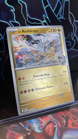 Pokemon N's Reshiram 154/217 Energy Reverse Holo NM Ascended Heroes - Image 2