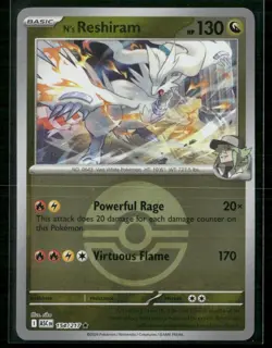 N's Reshiram 154/217 (Poke Ball) Rare ME: Ascended Heroes Pokemon Near Mint - Image 1
