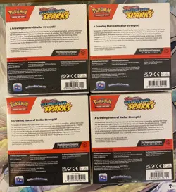 Pokemon TCG Surging Sparks Booster Bundle (LOT OF 4) Brand New/Factory Sealed - Image 2