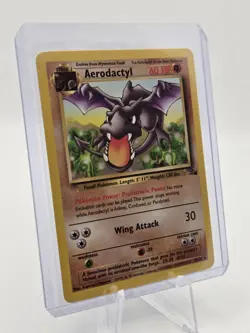 Aerodactyl Pokemon Card TCG 16/62 RARE 1999-2000 Fossil NM/MINT Vintage - Image 2