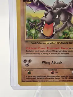 Aerodactyl Pokemon Card TCG 16/62 RARE 1999-2000 Fossil NM/MINT Vintage - Image 4