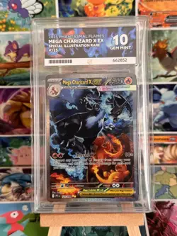 Pokemon TCG Mega Charizard X EX 125/094 🔥 - Ace 10 ACE LABEL - Image 1