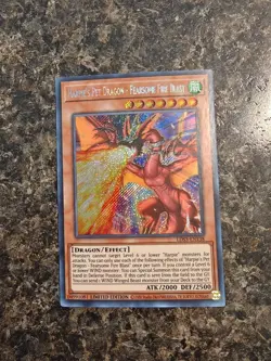 Yugioh Harpie's Pet Dragon - Fearsome Fire Blast - LDS3-EN138 - Secret Rare - NM - Image 1