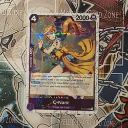 O Nami 2025 One Piece The Best Vol 2 PRB 02 White Parallel Super Rare ST18 002 - Image 1