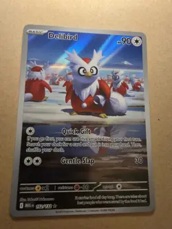 Delibird 152/132 Illustration Rare IR Pokemon Mega Evolution Mint Condition - Image 1