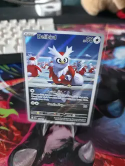 Delibird 152/132 Illustration Rare IR Pokemon Mega Evolution Mint Condition - Image 1