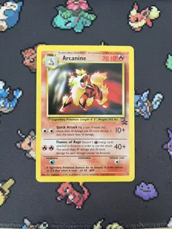 Arcanine #6 Pokemon Promo WOTC Black Star Promo - Image 1