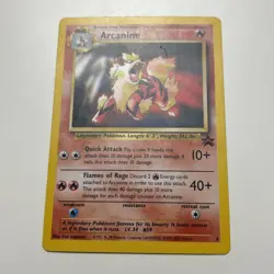 2000 Pokemon Black Star Promo Arcanine #6 WOTC Wizards LP VLP - Image 1
