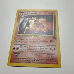 2000 Pokemon Black Star Promo Arcanine #6 WOTC Wizards LP VLP - Image 2