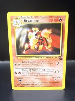 Pokemon Card - Arcanine WoTC Black Star Promo 6 Non Holo F - Image 3