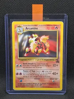 Pokemon Card - Arcanine #6 WOTC Black Star Promo - Non Holo Damaged FreePost - Image 1