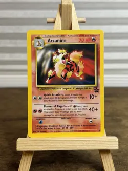 Pokemon Card - Arcanine 6 WOTC Black Star Promo - Image 1