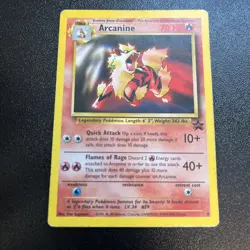 Pokemon Card - Arcanine WoTC Black Star Promo #6 MP - Image 1