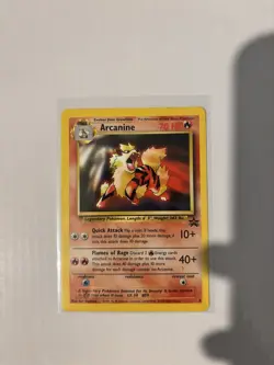 Pokemon TCG Arcanine Black Star Promo 6 WOTC Exclusive Non-Holo - LP+ - Image 1
