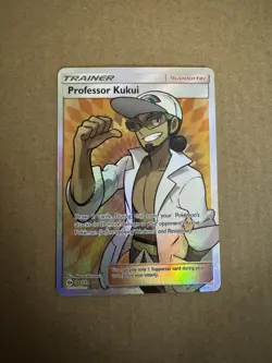Professor Kukui Full Art Pokemon Card Sun & Moon 148/149 Ultra Rare - Image 1